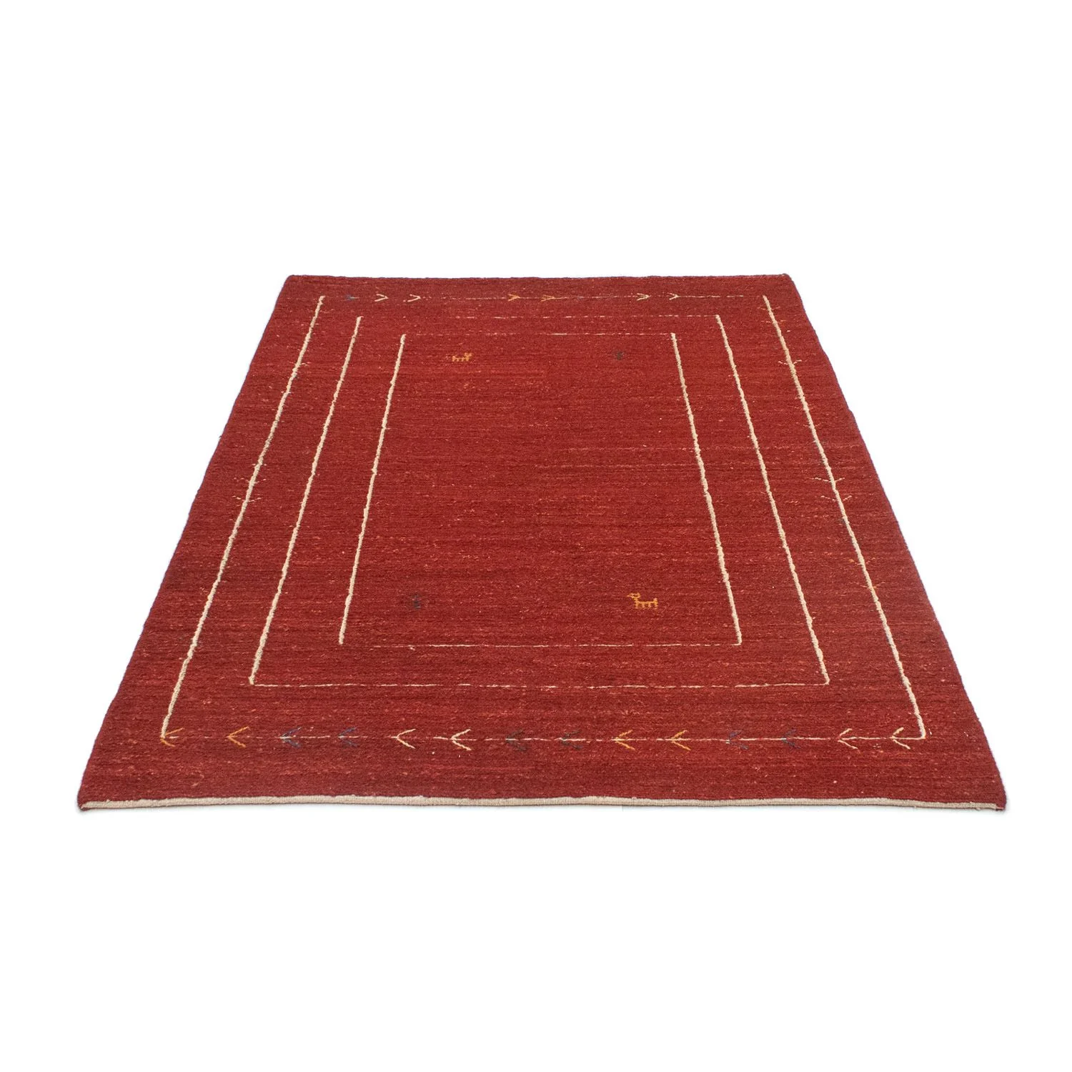 Gabbeh Teppich - Perser 173 x 114 cm - rot - Image 5
