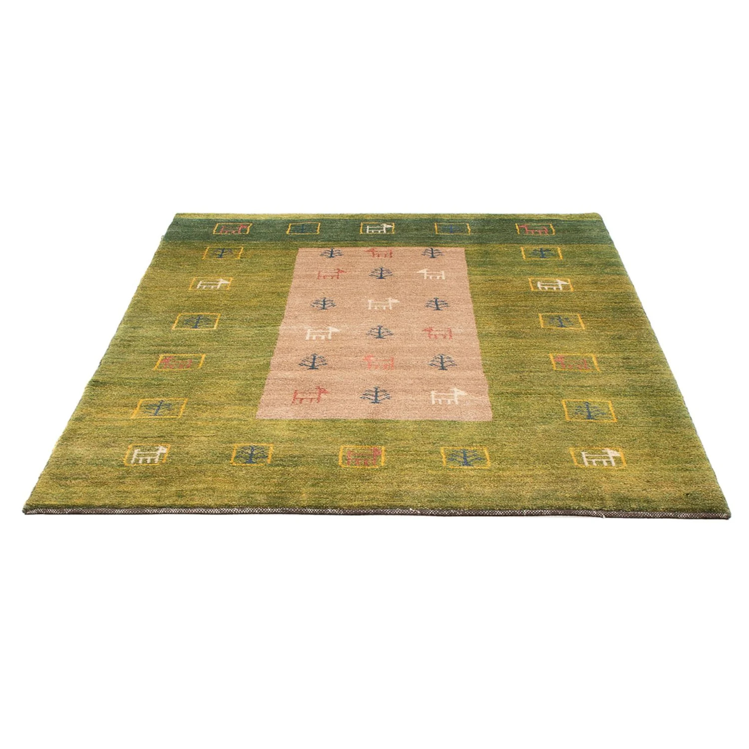 Gabbeh Persisch Teppich 190x119cm - Perserteppich Wollteppich - Image 5