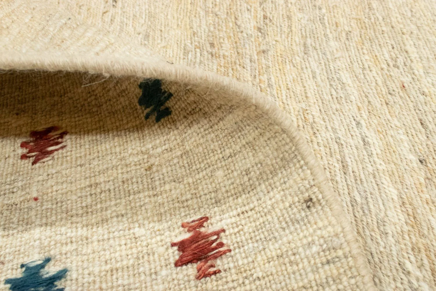 Gabbeh Teppich - Perser 190 x 150 cm - beige - Image 4