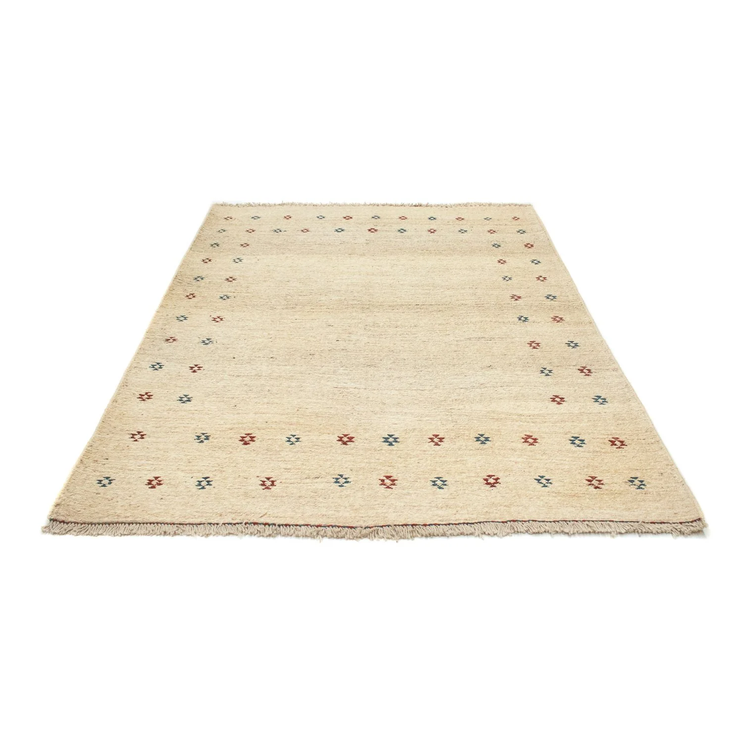 Gabbeh Teppich - Perser 190 x 150 cm - beige - Image 5