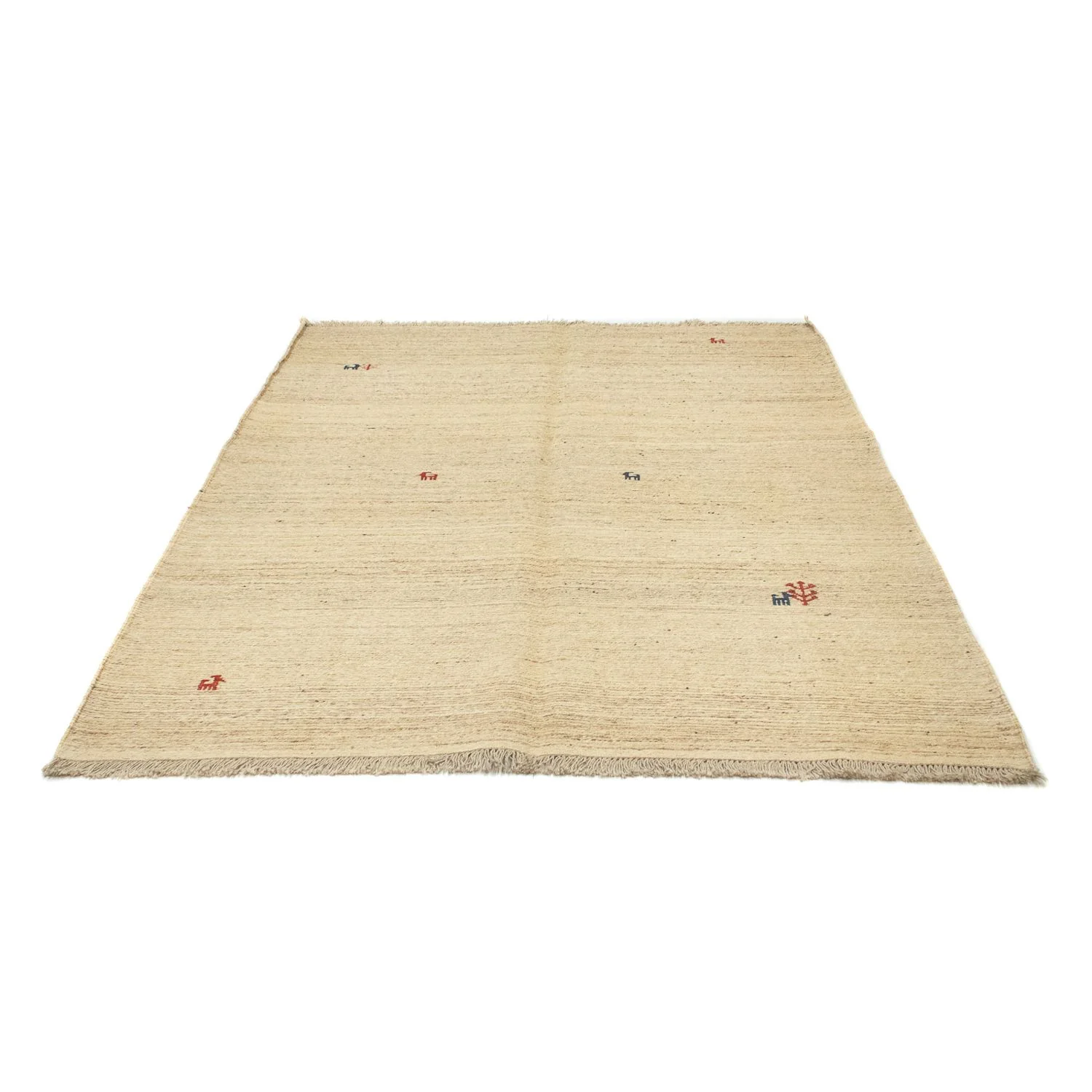 Gabbeh Teppich - Perser 192 x 157 cm - beige - Image 5