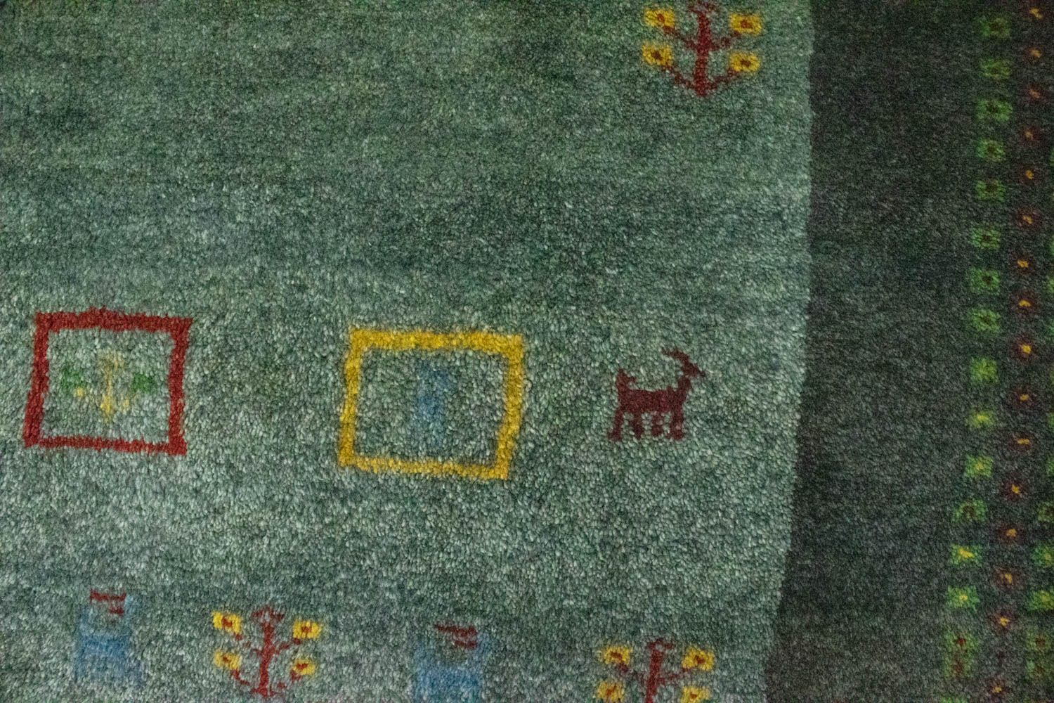 Gabbeh Teppich - Perser 195 x 142 cm - grau - Image 2