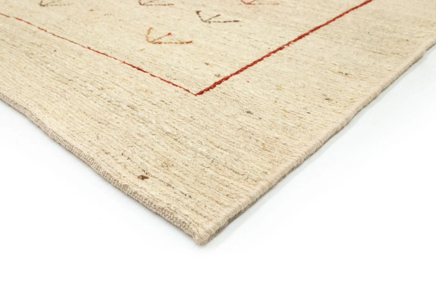 Gabbeh Teppich - Perser 195 x 144 cm - beige - Image 2