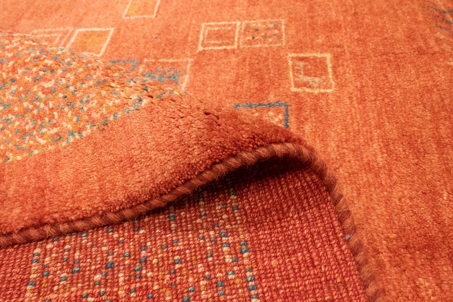 Gabbeh Persisch Teppich 198x151cm - Perserteppich Wollteppich - Image 4