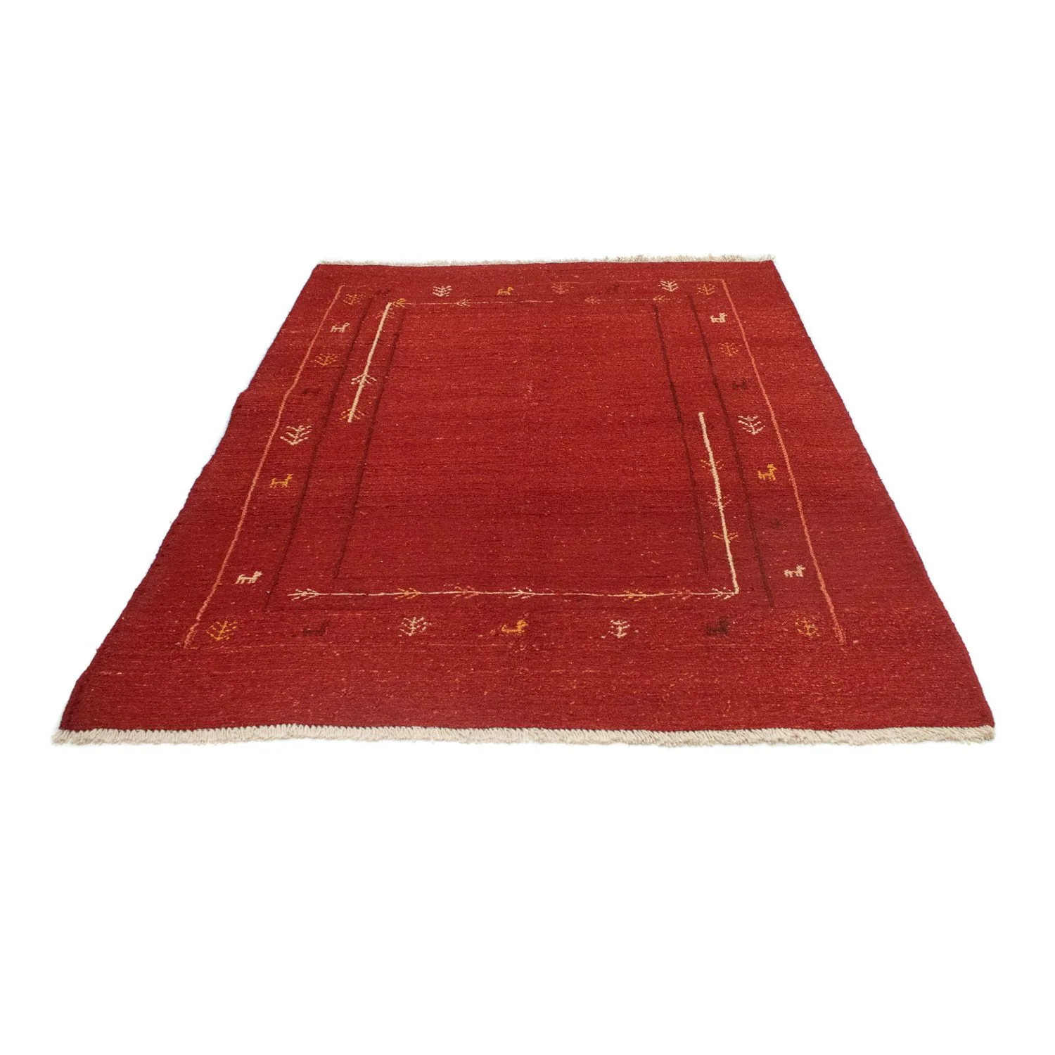 Gabbeh Persisch Teppich 200x142cm - Perserteppich Wollteppich - Image 5