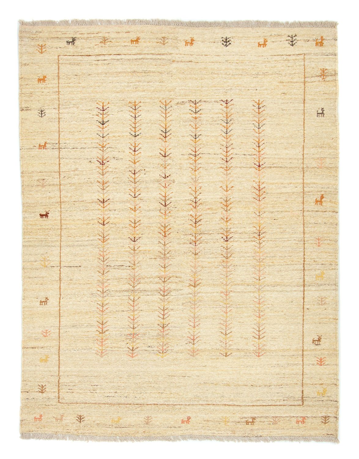 Gabbeh Teppich - Perser 200 x 150 cm - beige
