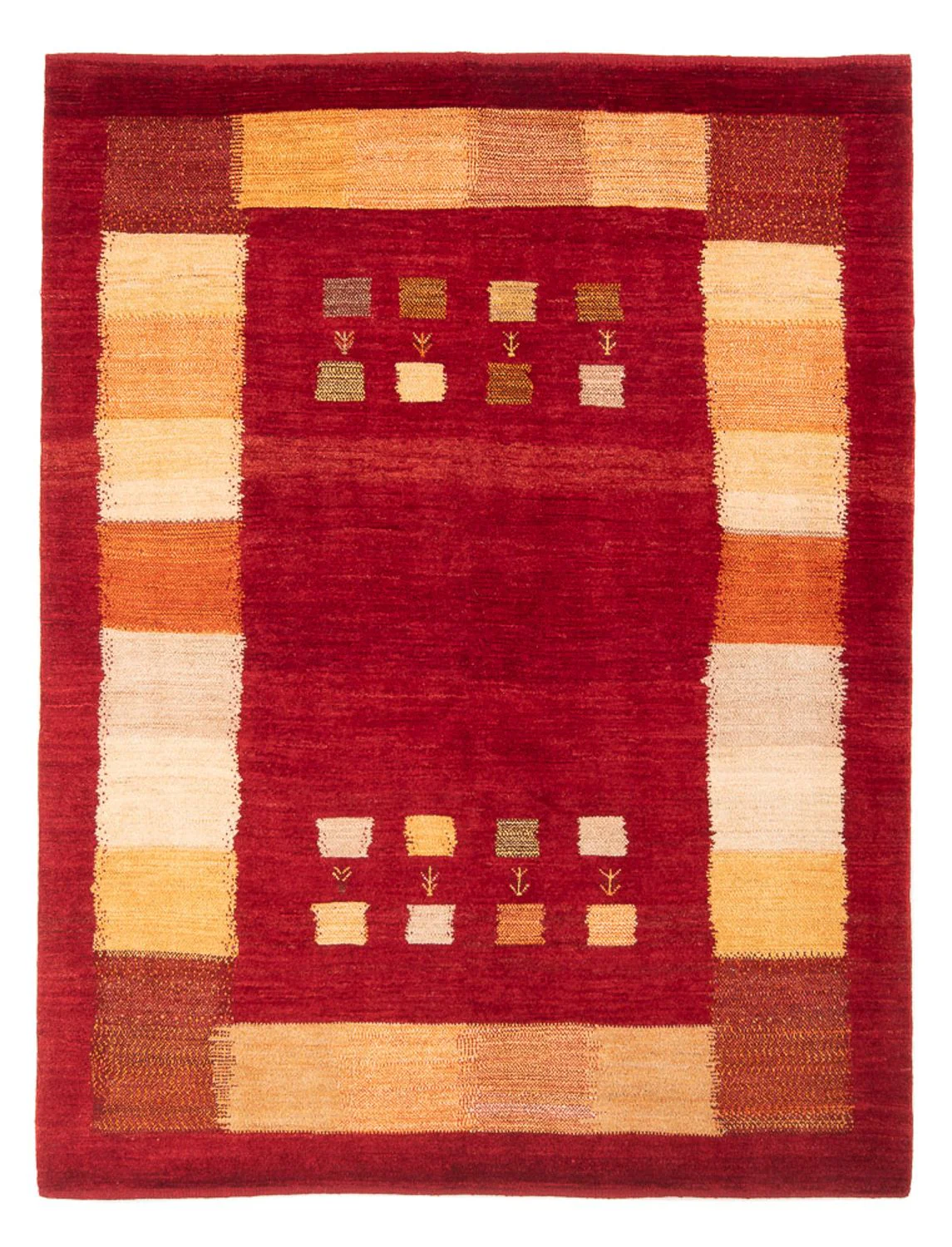 Gabbeh Persisch Teppich 200x158cm - Perserteppich Wollteppich