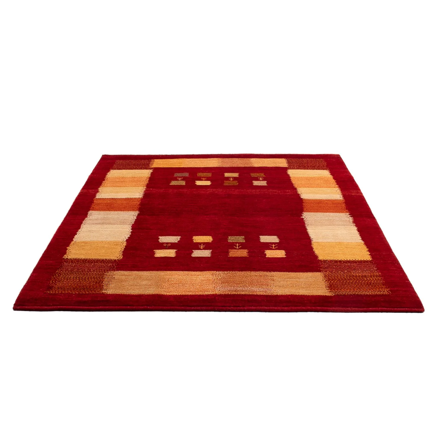 Gabbeh Persisch Teppich 200x158cm - Perserteppich Wollteppich - Image 5