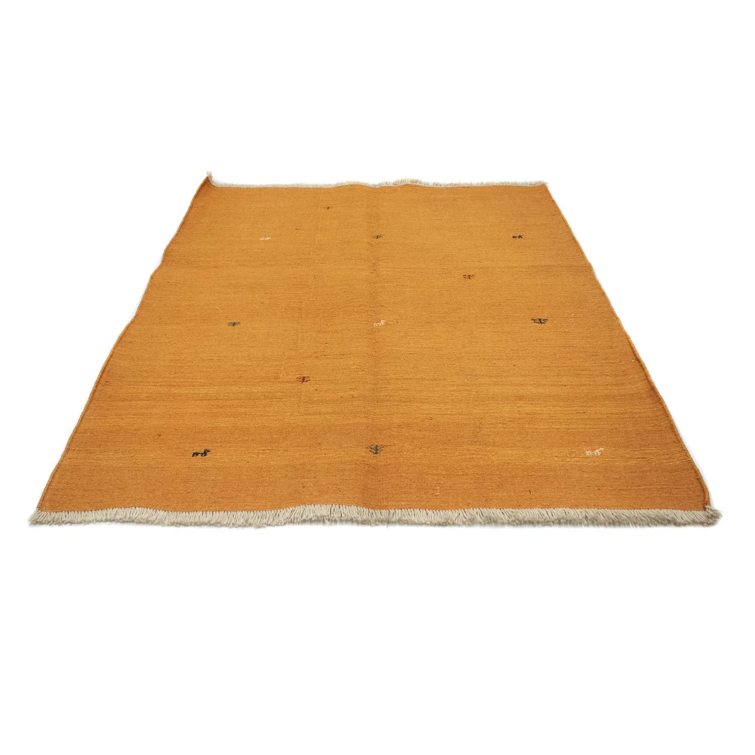 Gabbeh Teppich - Perser 200 x 160 cm - gold - Image 5
