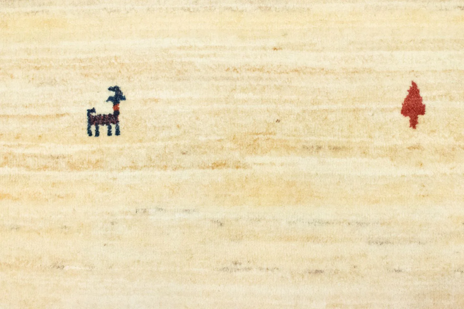 Gabbeh Teppich - Perser 202 x 75 cm - beige - Image 2