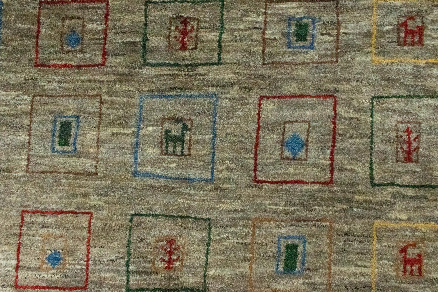Gabbeh Teppich - Perser 206 x 154 cm - mehrfarbig - Image 2