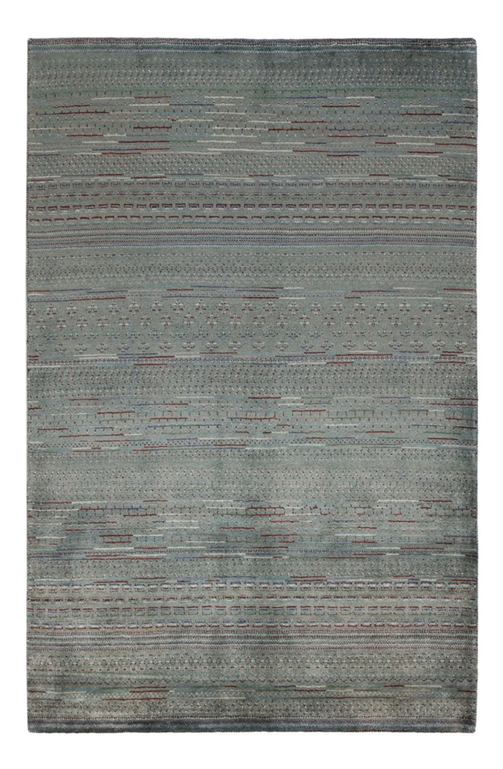 Gabbeh Persisch Teppich 208x136cm - Perserteppich Wollteppich