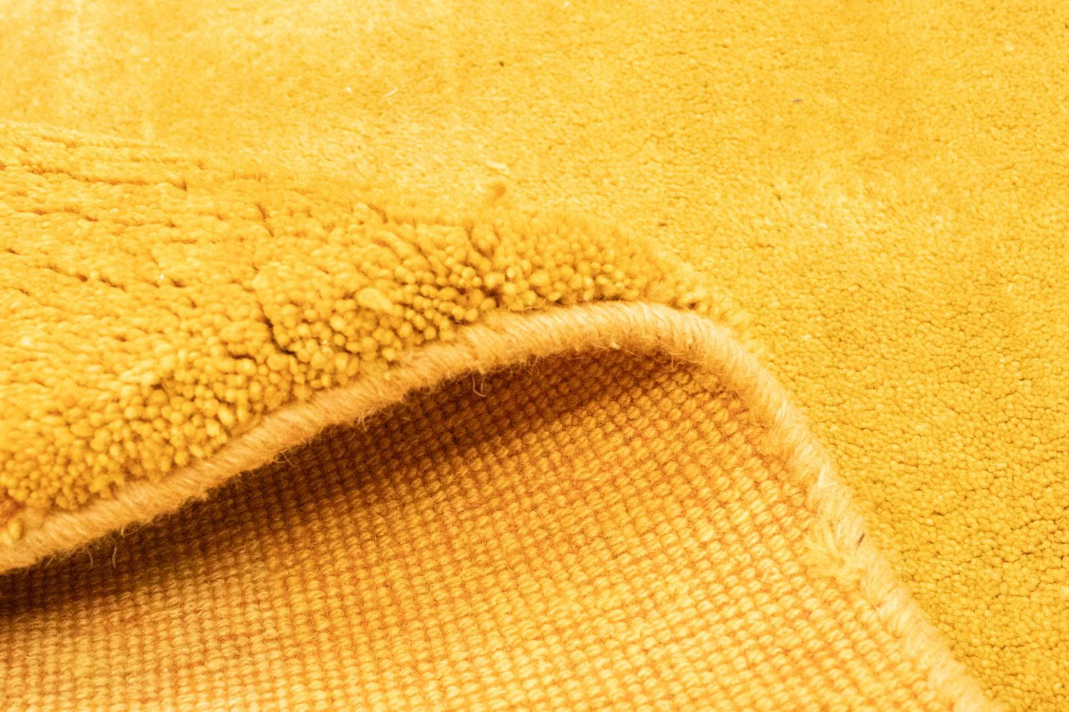 Gabbeh Teppich - Perser 208 x 178 cm - gold - Image 4