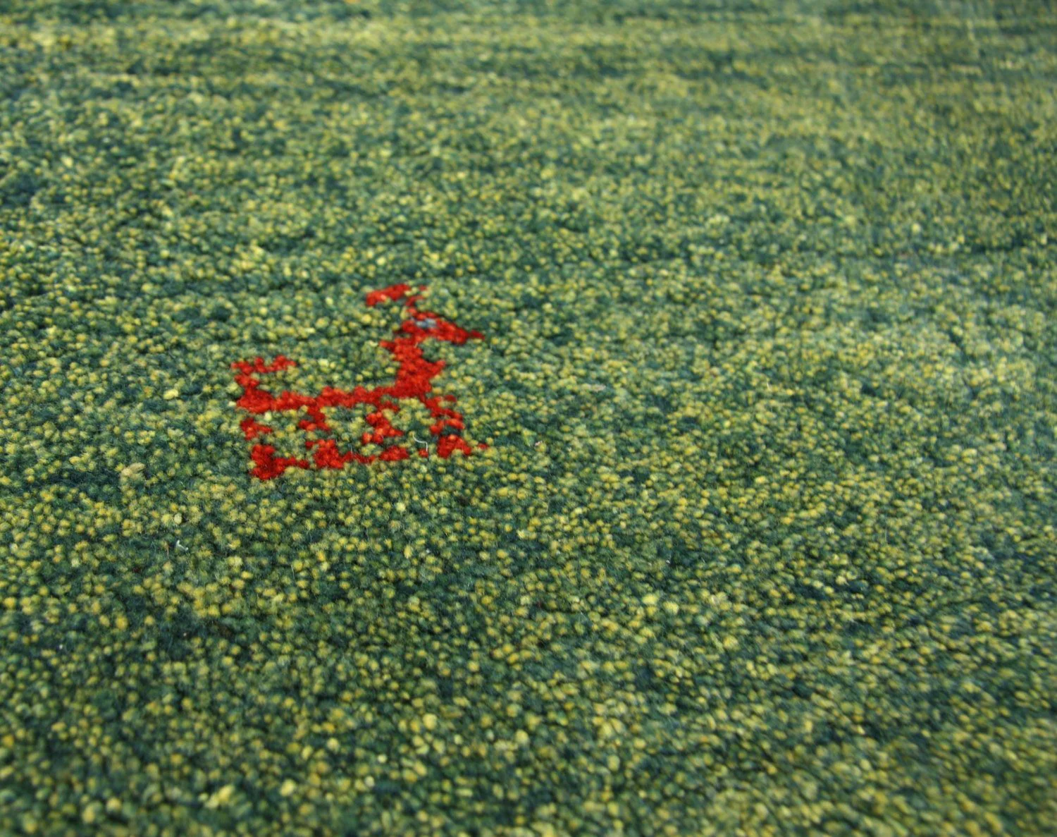 Gabbeh Teppich - Perser 233 x 84 cm - grün - Image 2