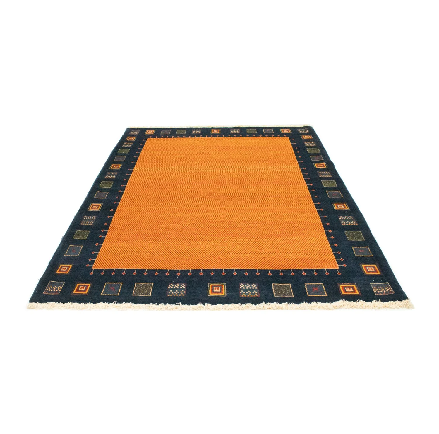 Gabbeh Teppich - Perser 238 x 172 cm - orange - Image 5