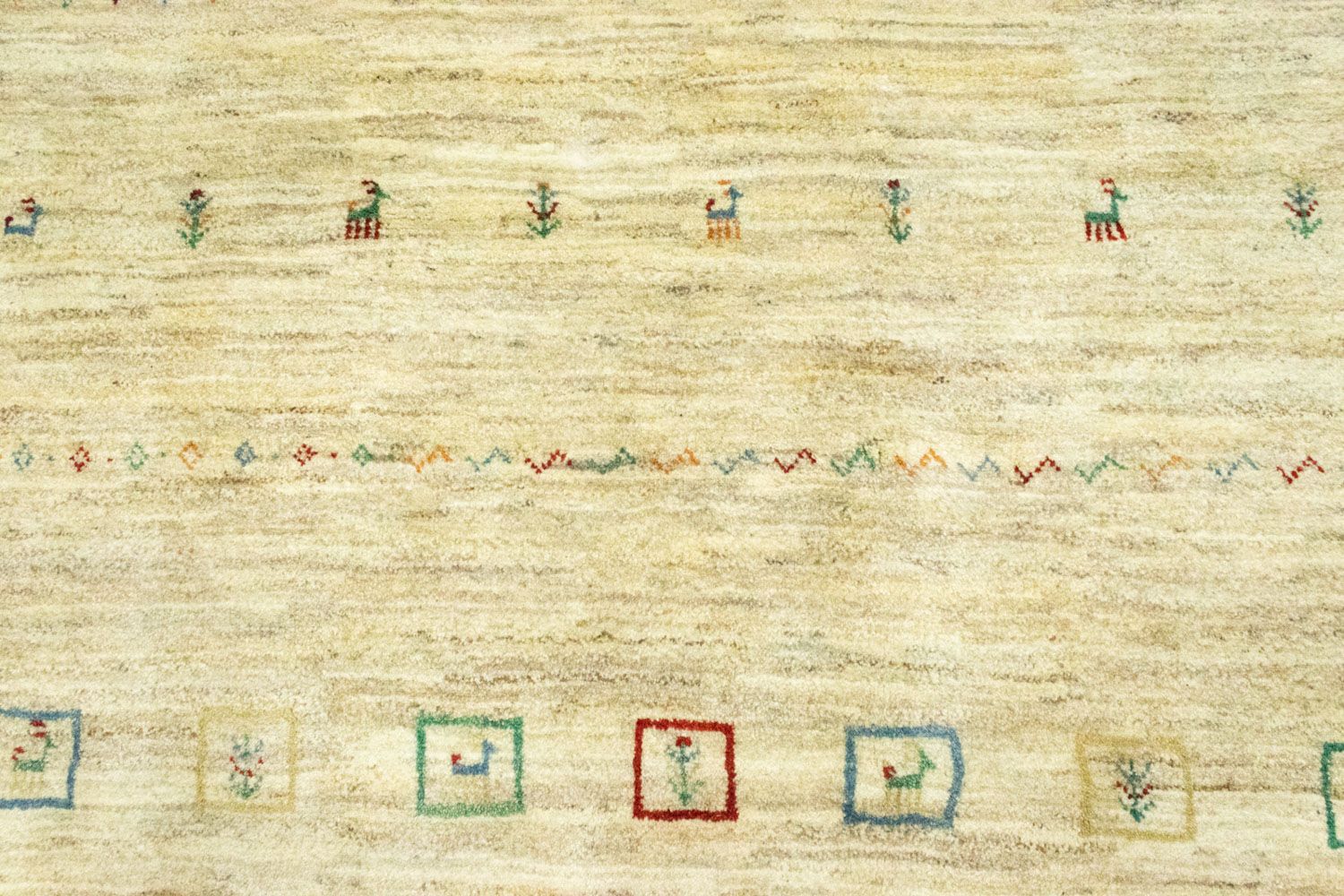 Gabbeh Teppich - Perser 285 x 199 cm - beige - Image 2