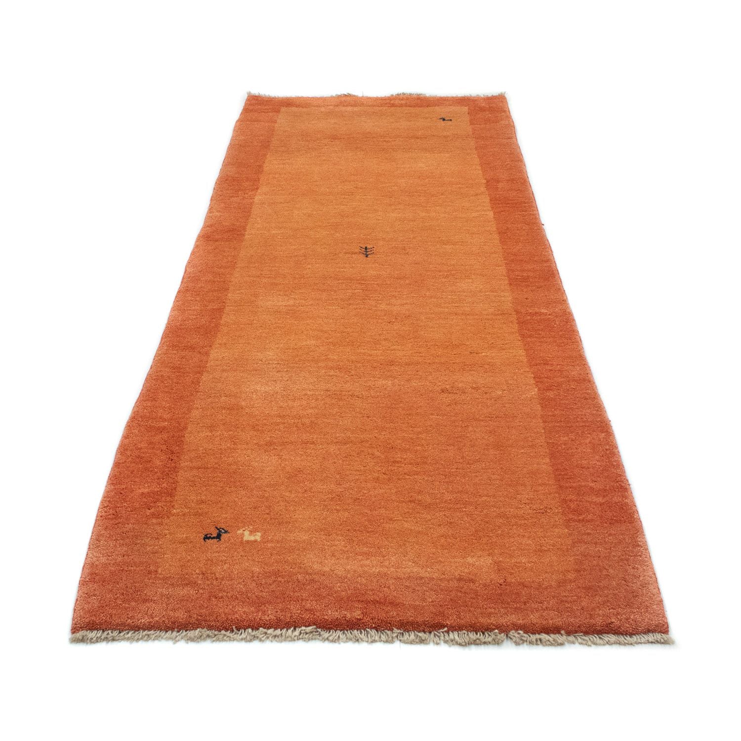 Gabbeh Teppich - Perser 294 x 101 cm - rost - Image 5