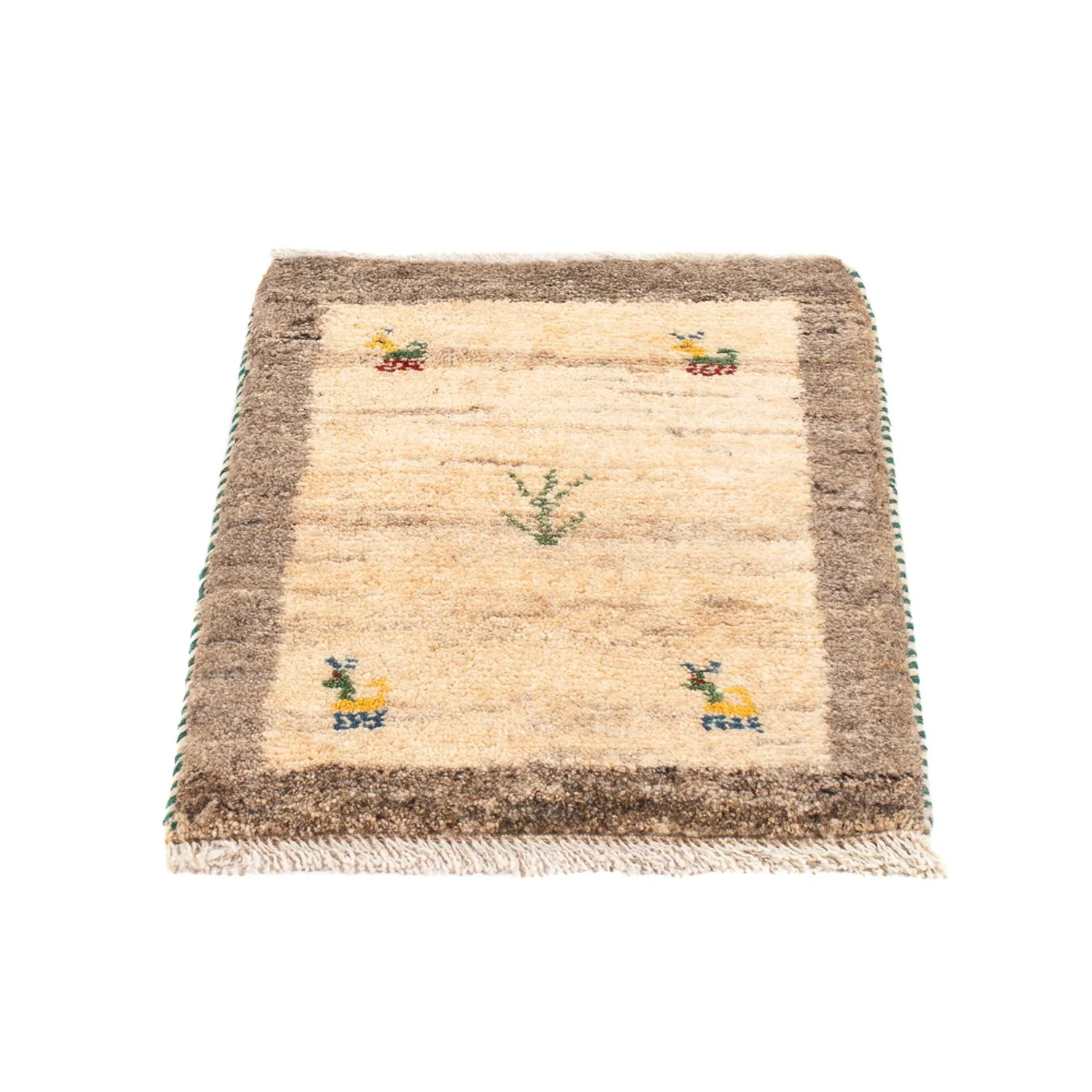 Gabbeh Teppich - Perser - 60 x 40 cm - beige - Image 4
