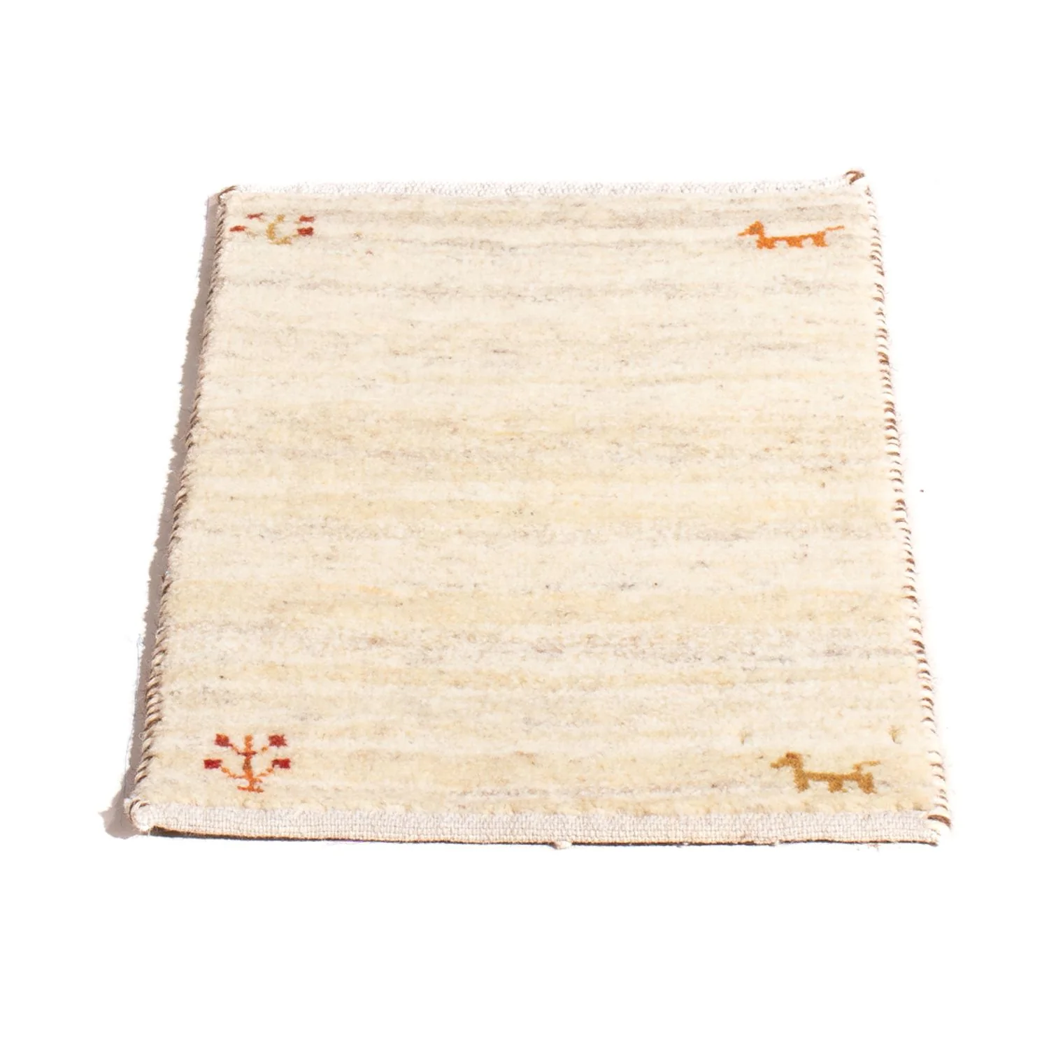 Gabbeh Teppich - Perser - 60 x 40 cm - creme - Image 4