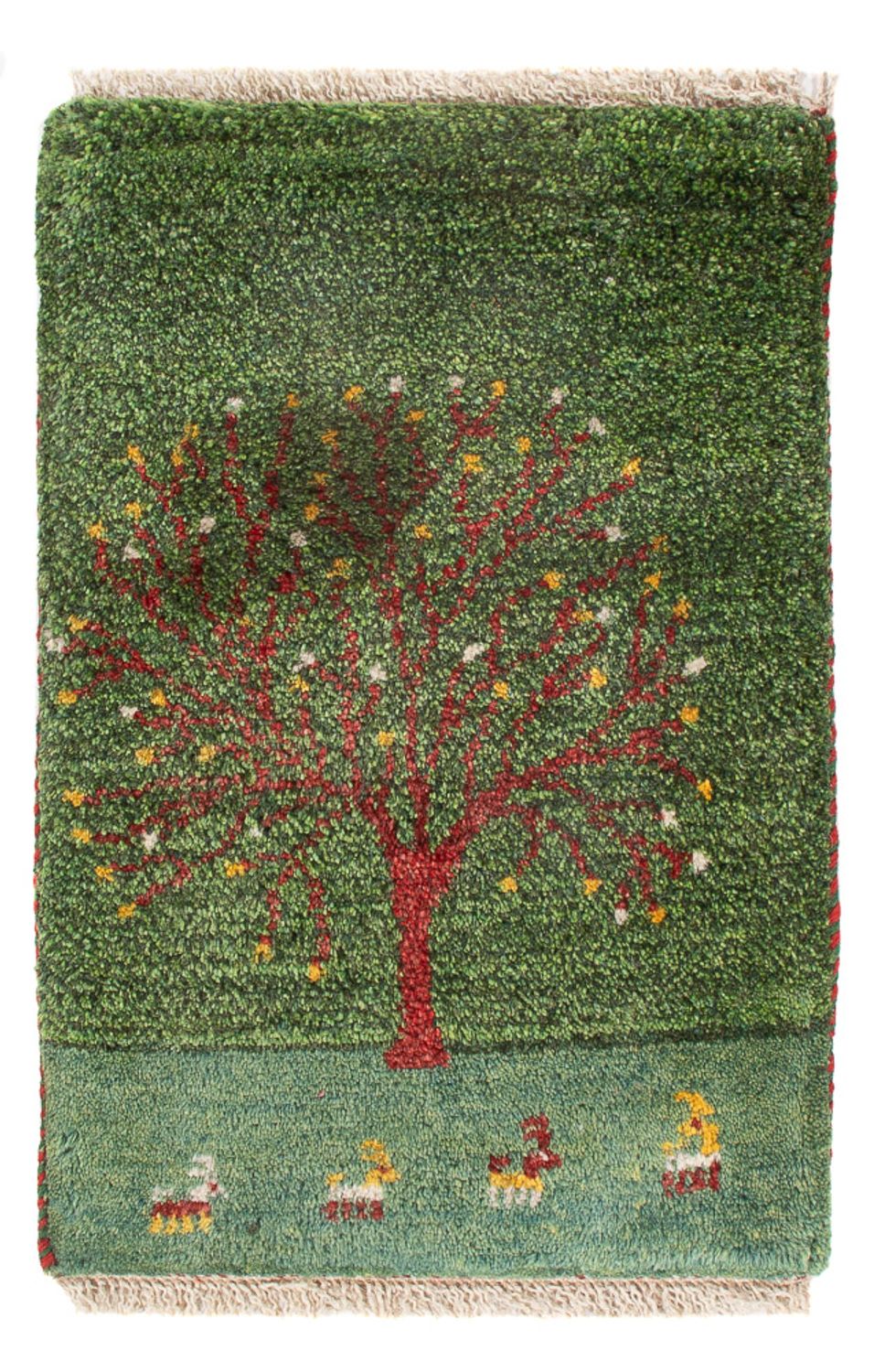 Gabbeh Persisch Teppich 60x40cm - Perserteppich Wollteppich