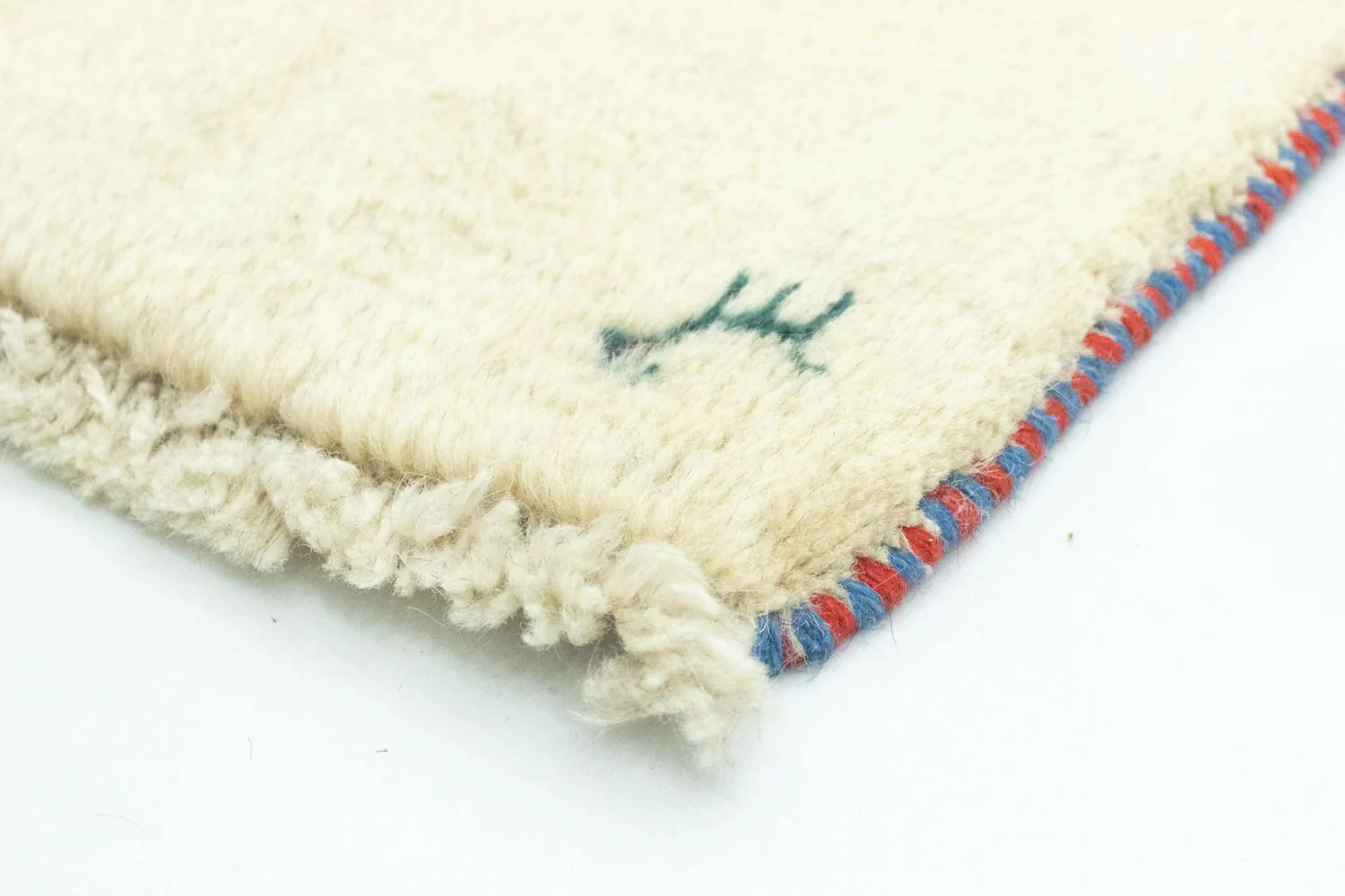 Gabbeh Teppich - Perser 60 x 40 cm - beige - Image 2