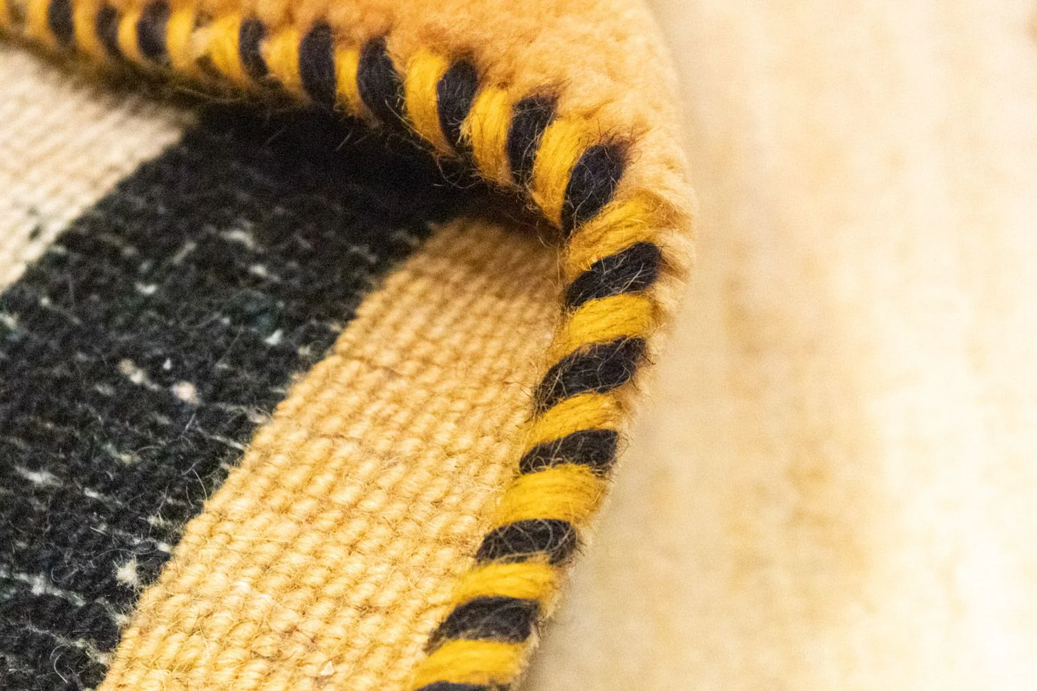 Gabbeh Teppich - Perser 60 x 40 cm - beige - Image 4