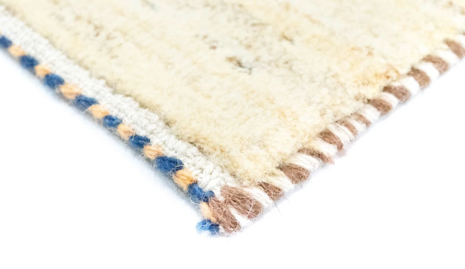 Gabbeh Teppich - Perser 60 x 40 cm - beige - Image 3