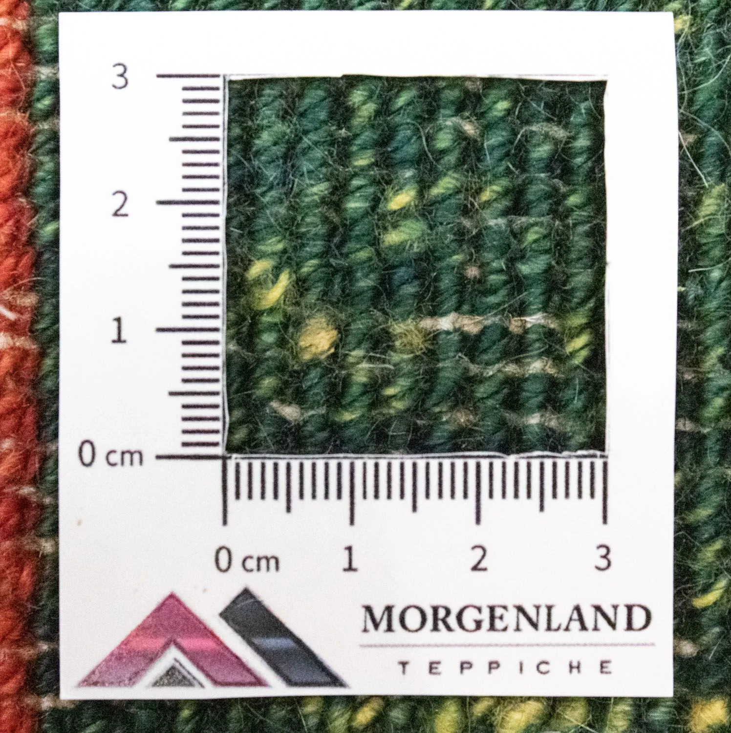 Gabbeh Teppich - Perser 60 x 40 cm - grün - Image 6