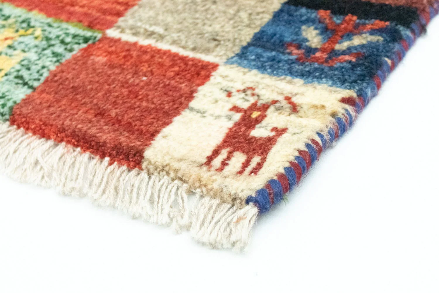 Gabbeh Teppich - Perser 60 x 40 cm - mehrfarbig - Image 2