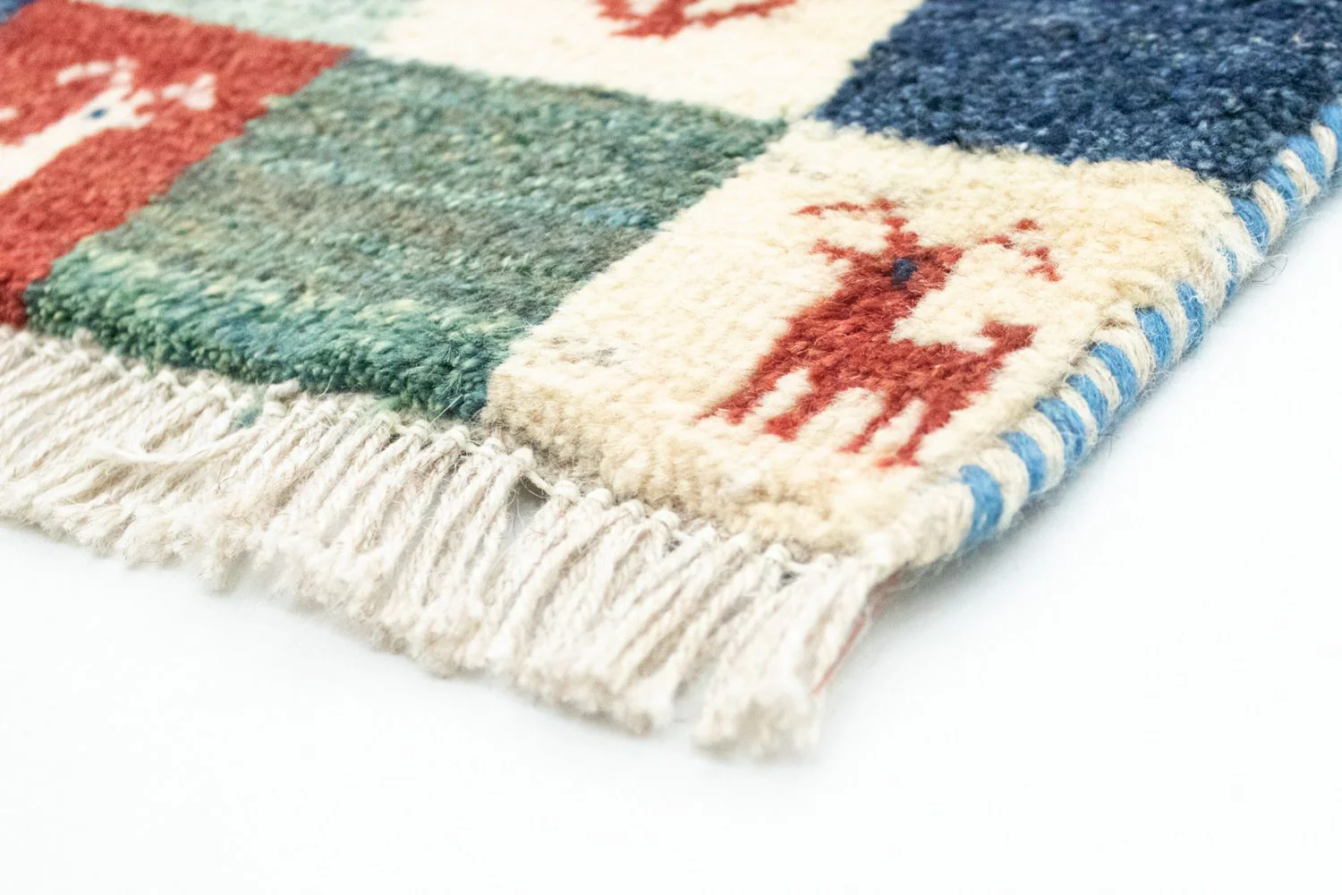 Gabbeh Teppich - Perser 60 x 40 cm - mehrfarbig - Image 2
