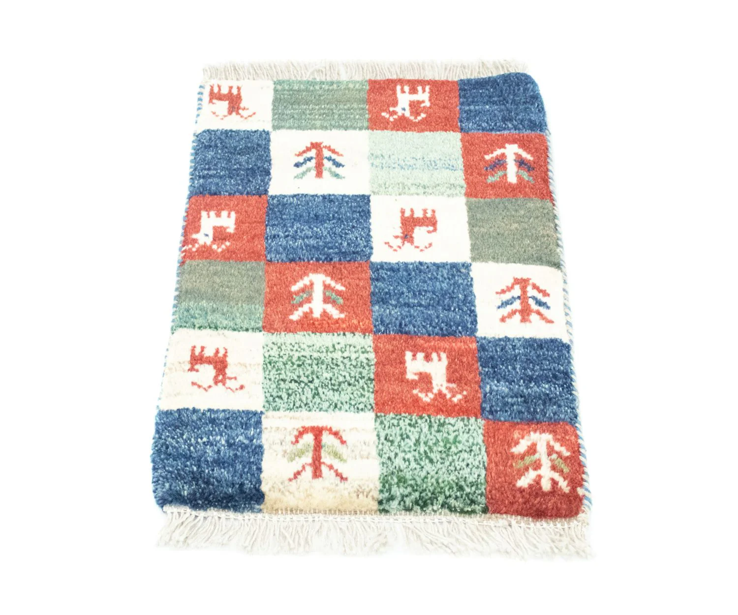 Gabbeh Teppich - Perser 60 x 40 cm - mehrfarbig - Image 4