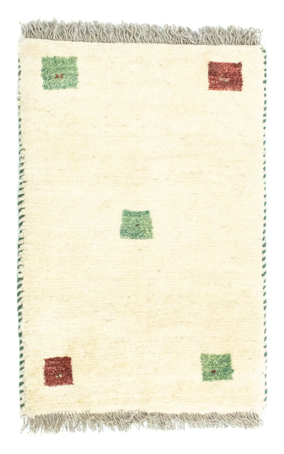 Gabbeh Teppich - Perser 60 x 40 cm - beige