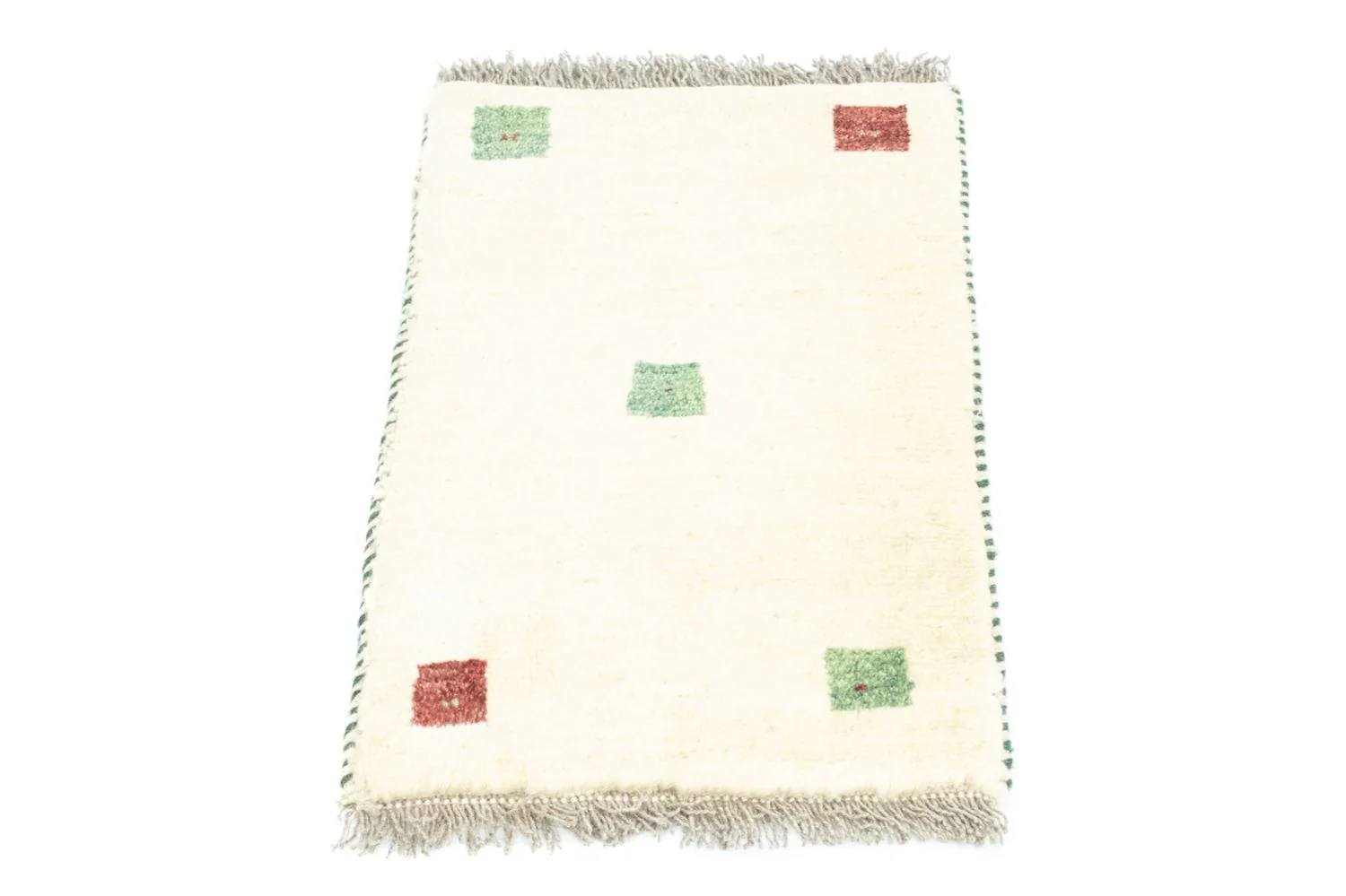 Gabbeh Teppich - Perser 60 x 40 cm - beige - Image 4
