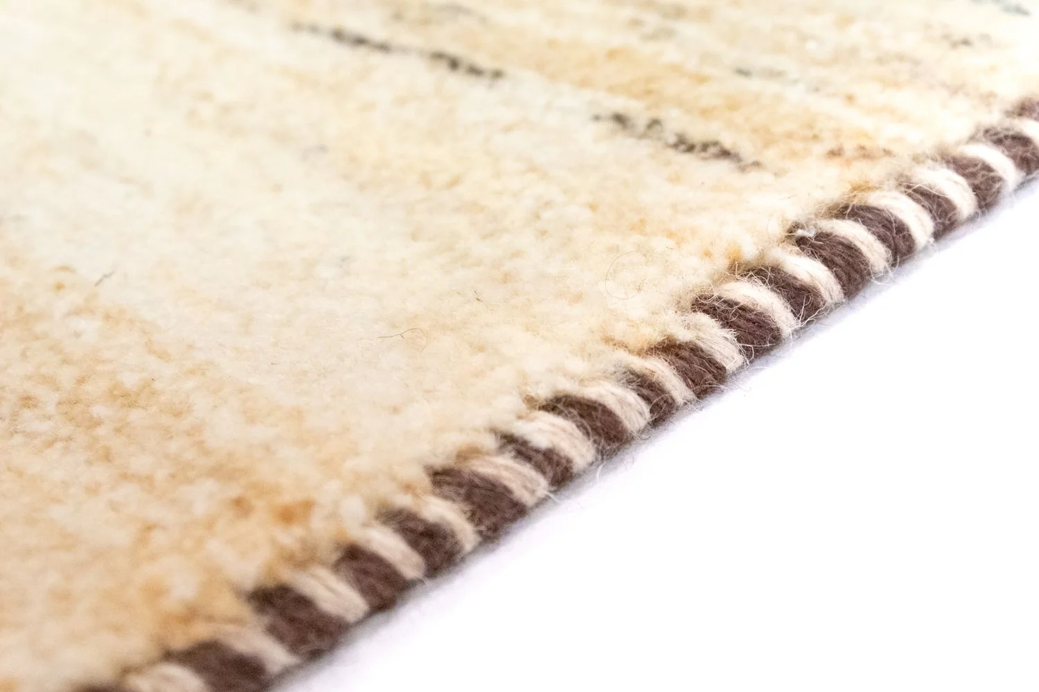 Gabbeh Teppich - Perser 60 x 40 cm - beige - Image 3