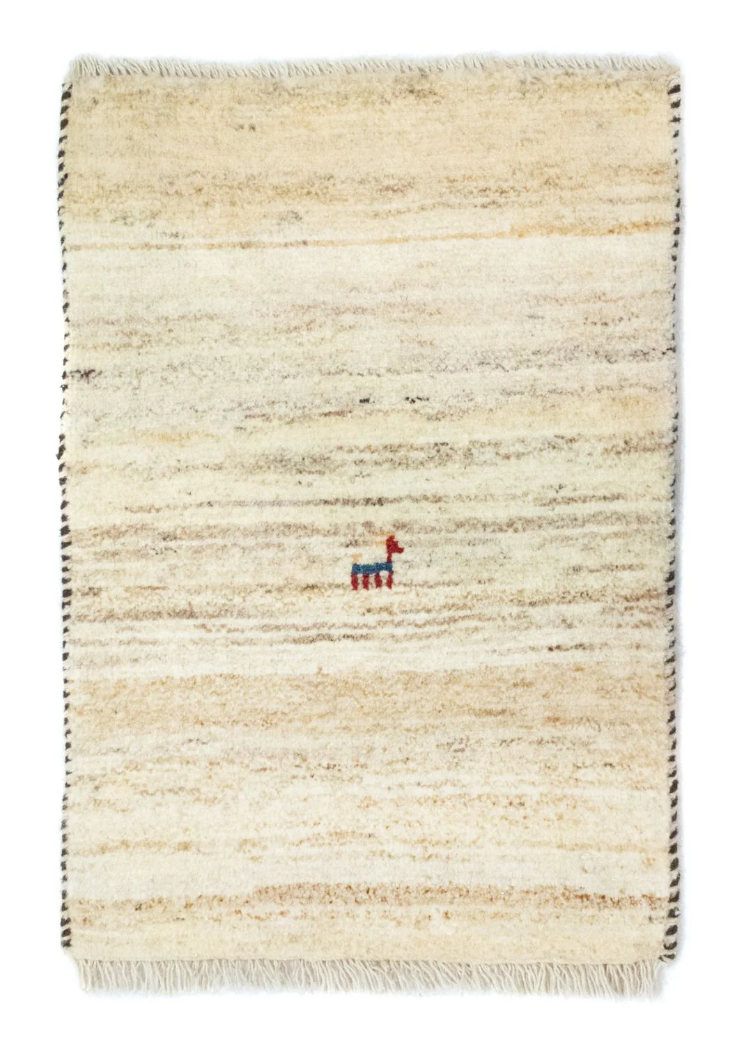 Gabbeh Teppich - Perser 60 x 40 cm - beige