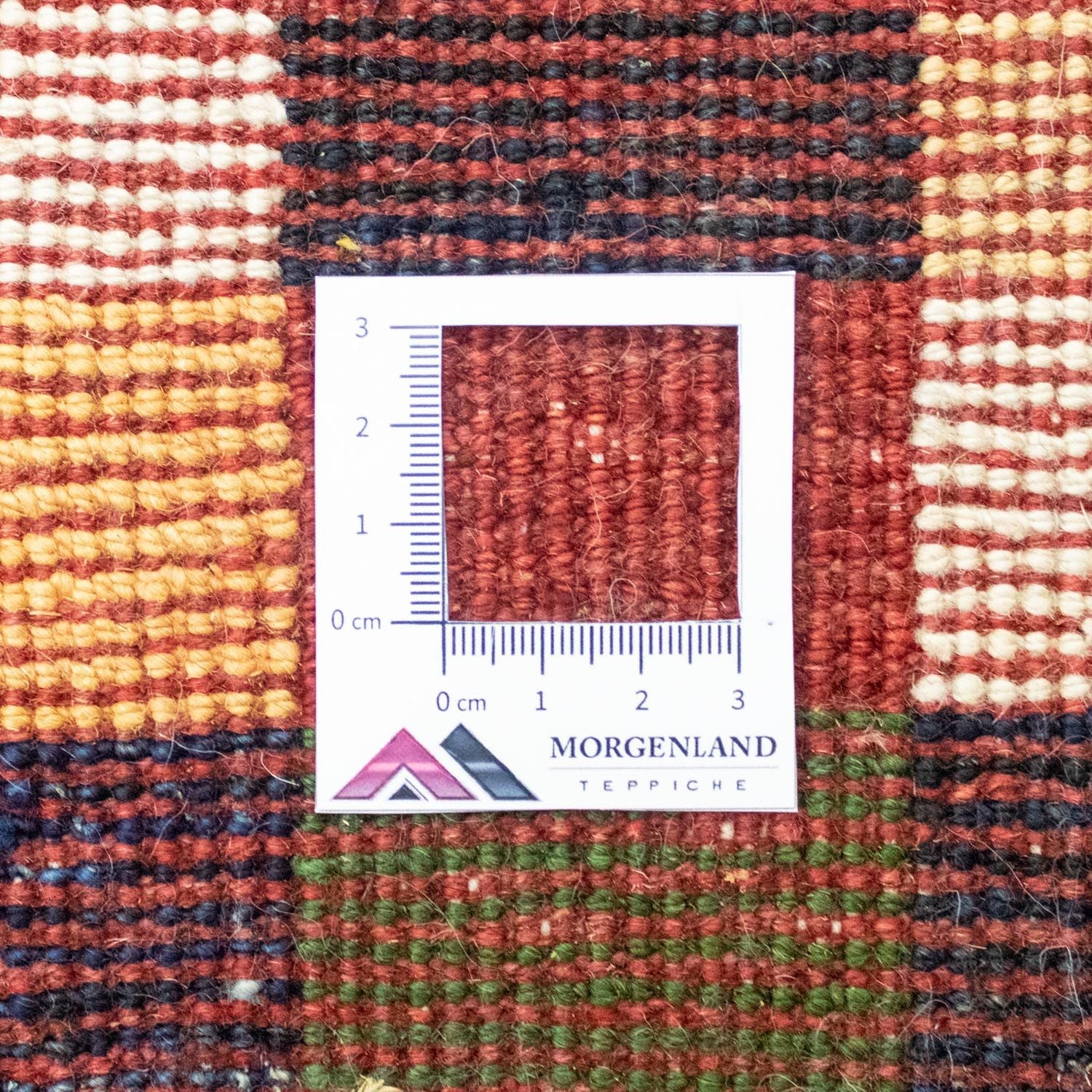 Gabbeh Teppich - Perser 60 x 40 cm - grün - Image 5