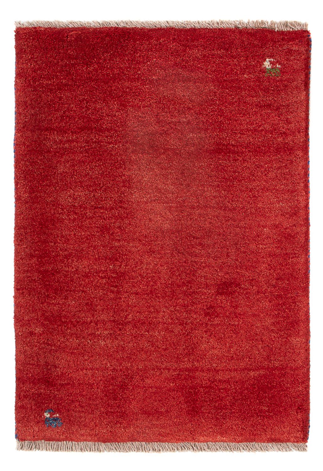 Gabbeh Persisch Teppich 83x63cm - Perserteppich Wollteppich