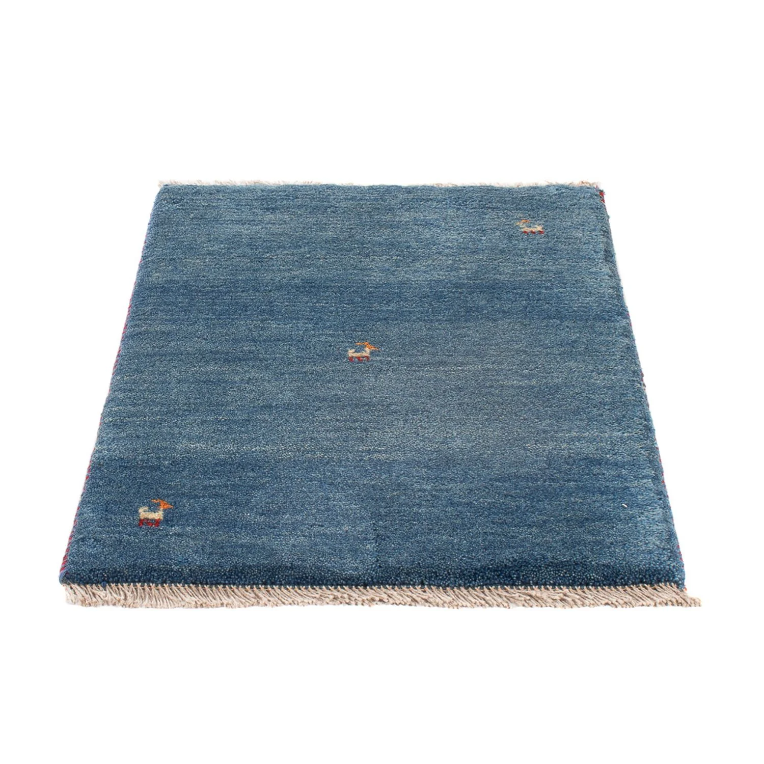Gabbeh Teppich - Perser - 84 x 60 cm - seeblau - Image 4