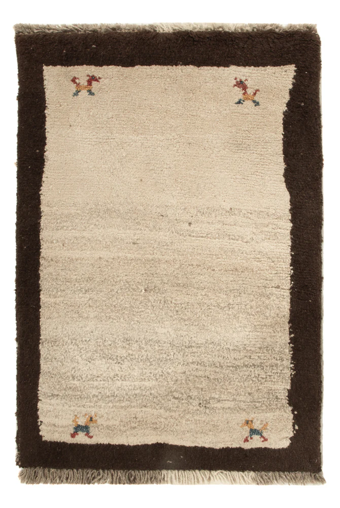 Gabbeh Persisch Teppich 85x57cm - Perserteppich Wollteppich