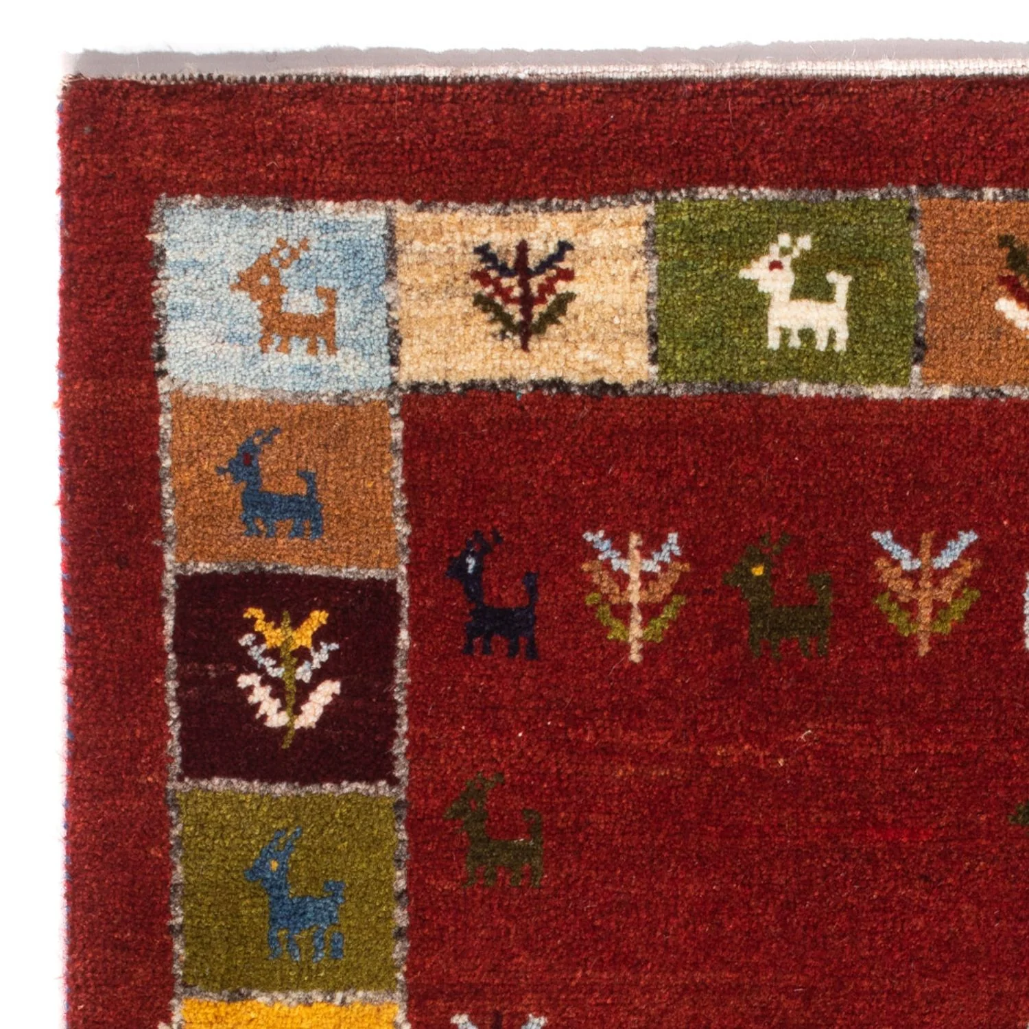 Gabbeh Teppich - Perser - 88 x 61 cm - mehrfarbig - Image 3