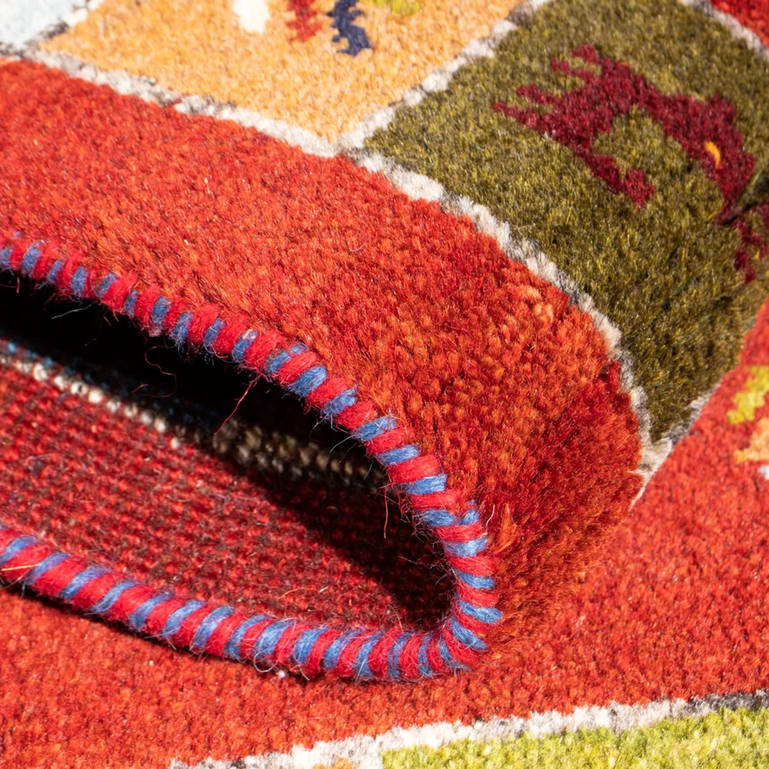 Gabbeh Teppich - Perser - 88 x 61 cm - mehrfarbig - Image 4