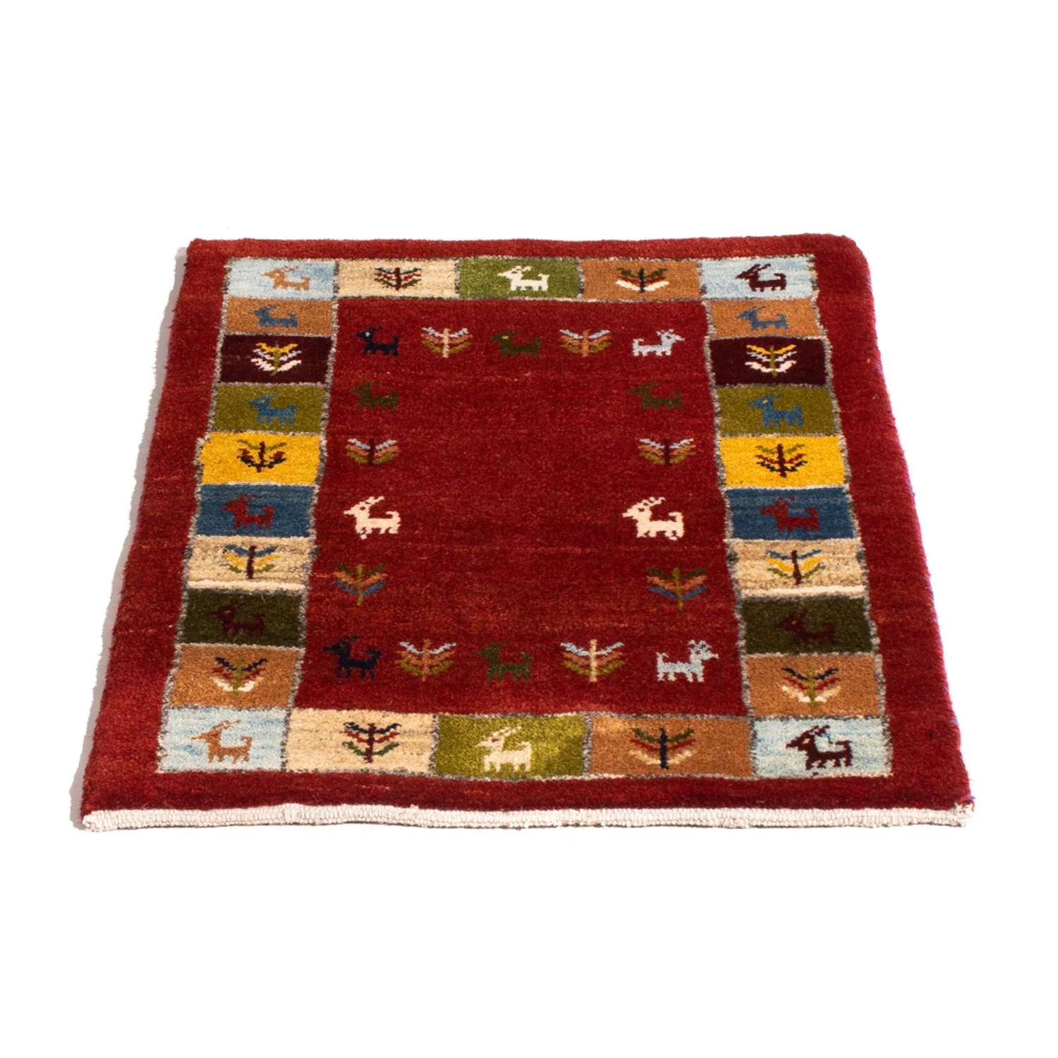Gabbeh Teppich - Perser - 88 x 61 cm - mehrfarbig - Image 5