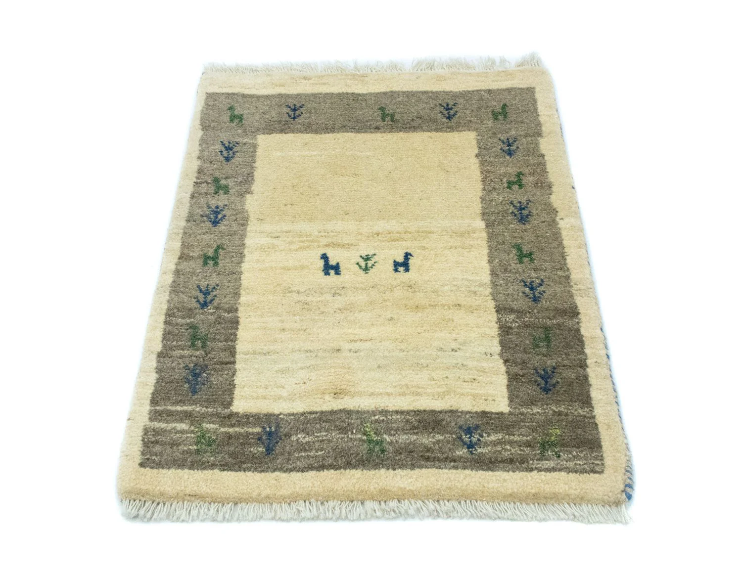 Gabbeh Teppich - Perser 88 x 67 cm - mehrfarbig - Image 4