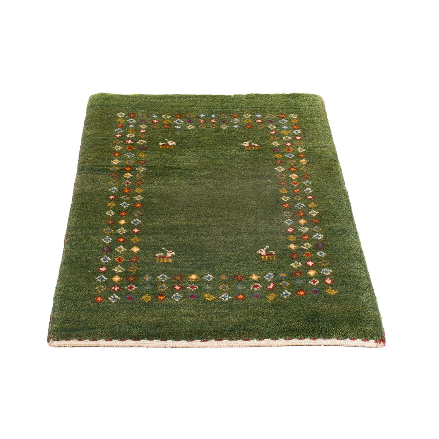 Gabbeh Persisch Teppich 89x62cm - Perserteppich Wollteppich - Image 4