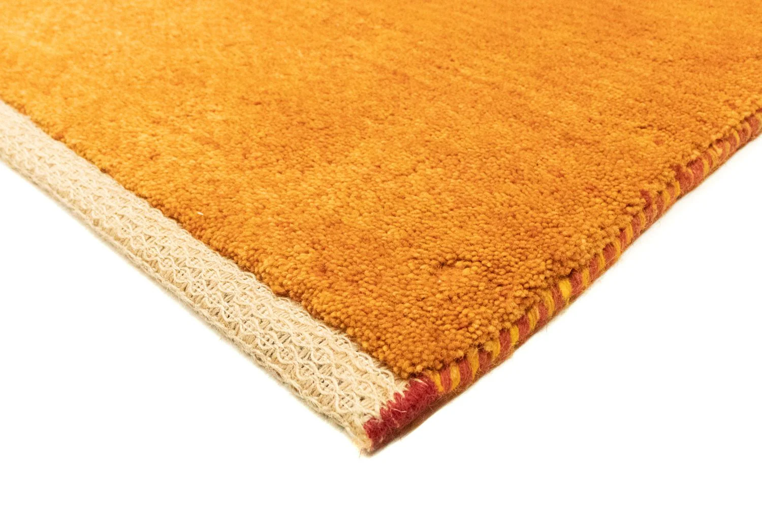 Gabbeh Teppich - Perser 94 x 80 cm - gold - Image 2