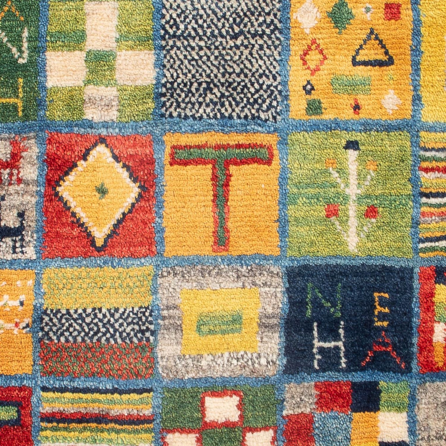 Gabbeh Persisch Teppich 98x61cm - Perserteppich Wollteppich - Image 2