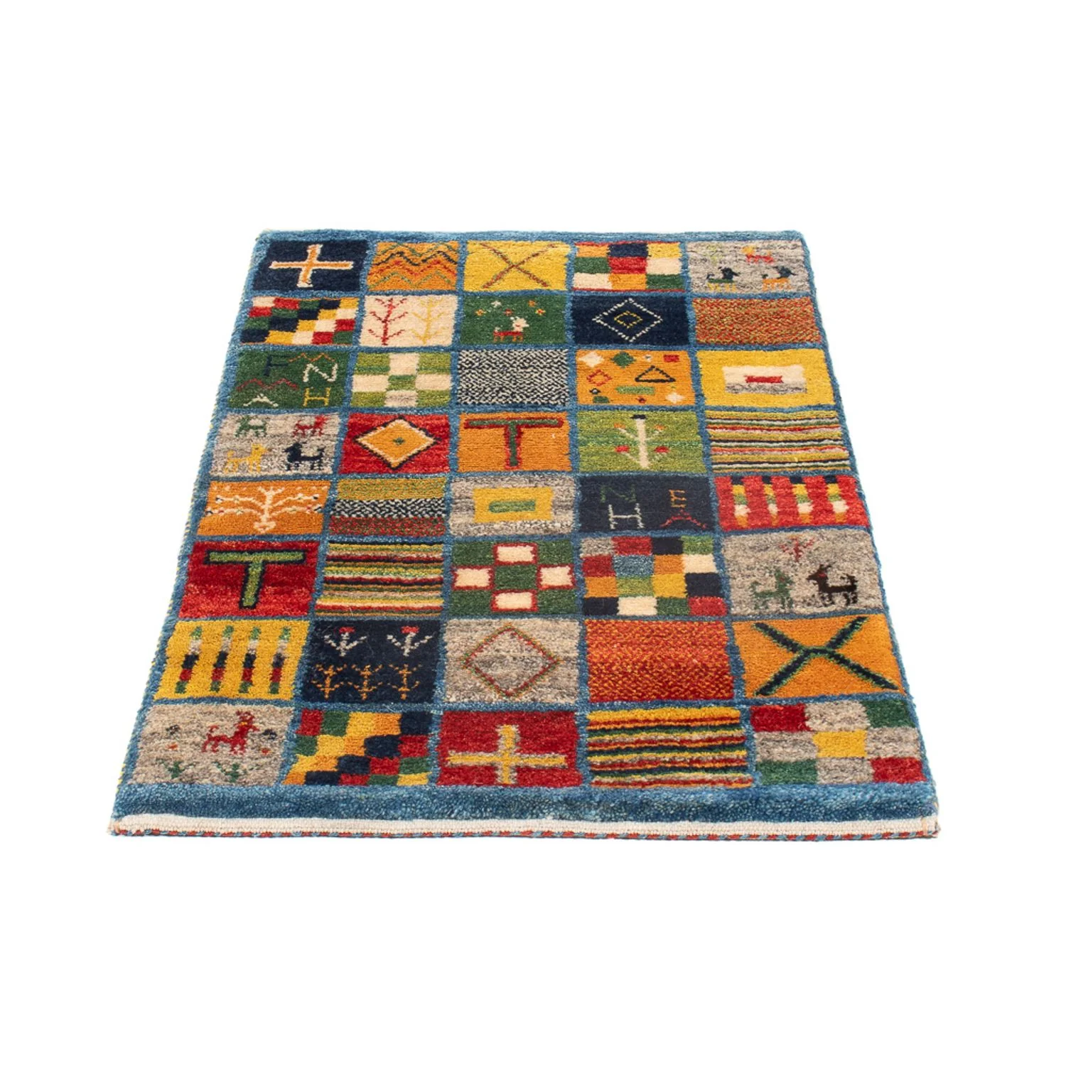 Gabbeh Persisch Teppich 98x61cm - Perserteppich Wollteppich - Image 5
