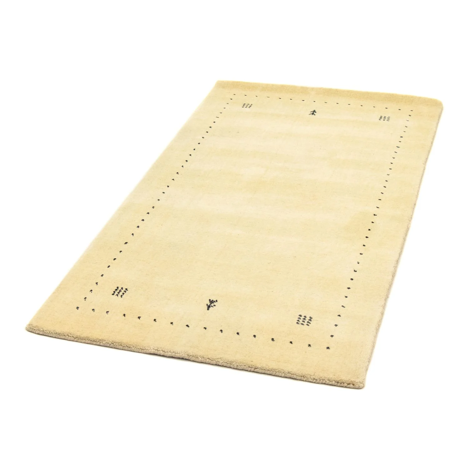 Gabbeh Teppich - Softy 142 x 73 cm - beige - Image 4