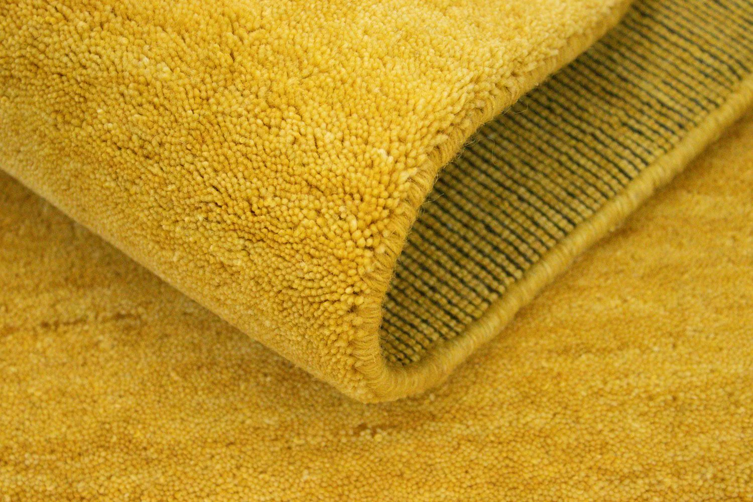 Gabbeh Teppich - Softy 200 x 80 cm - gold - Image 4