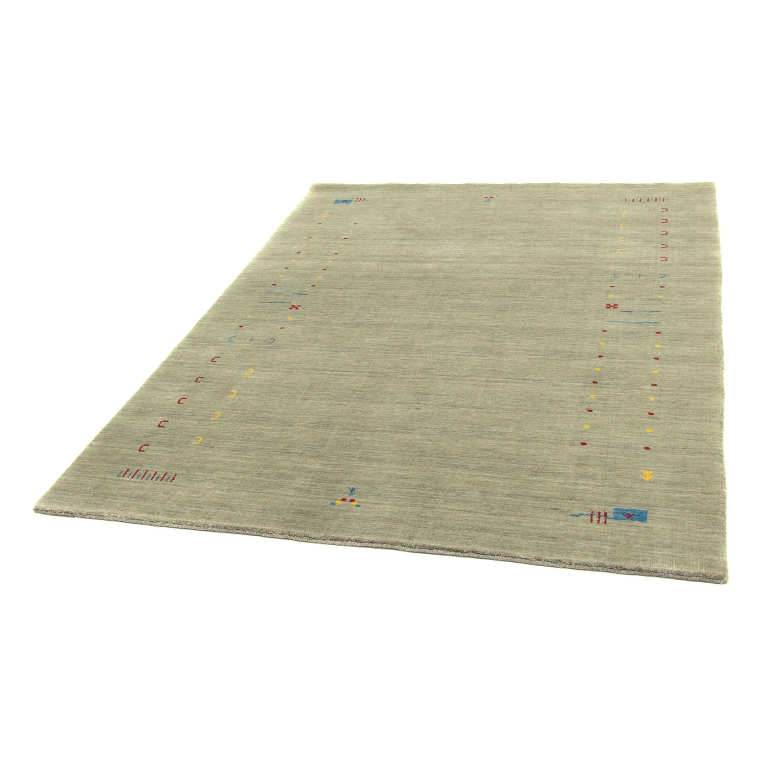Gabbeh Teppich - Softy 202 x 143 cm - silber - Image 4